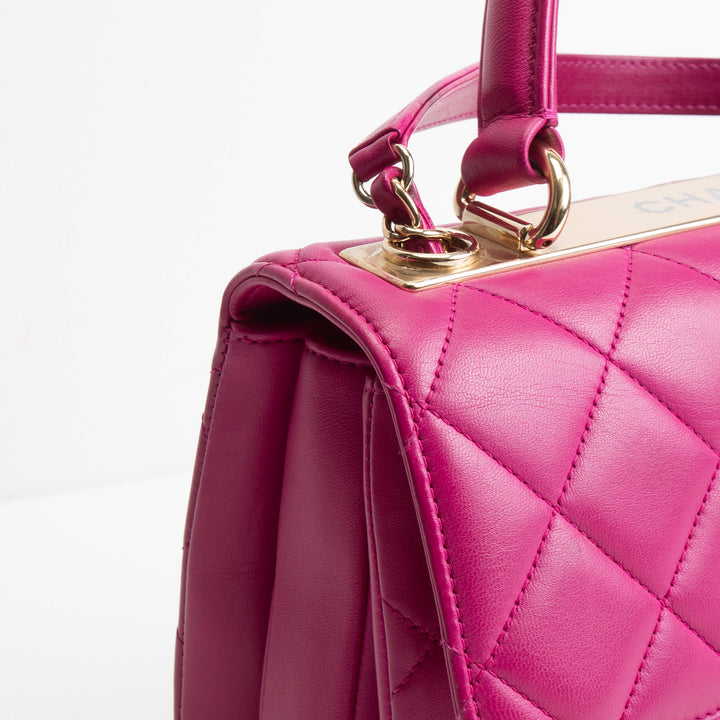 CHANEL Trendy CC Top Handle - Fuchsia