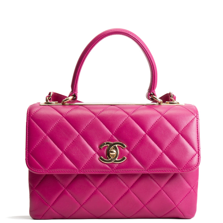 CHANEL Trendy CC Top Handle - Fuchsia