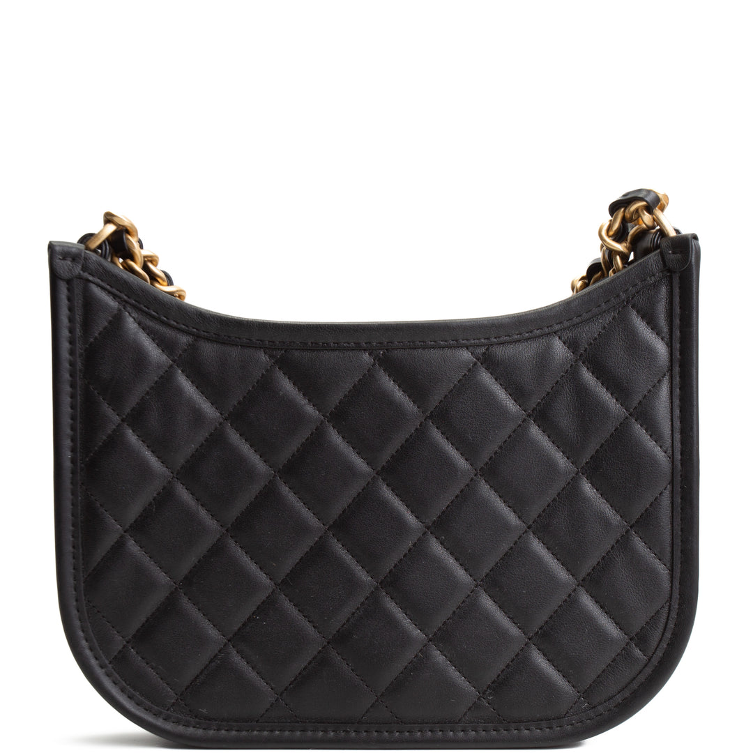 CHANEL Curvy Mood Hobo - Black