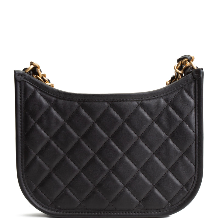 CHANEL Curvy Mood Hobo - Black
