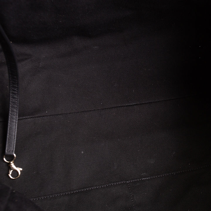 CHANEL Lurex Medium Deauville Shopping Tote - Navy