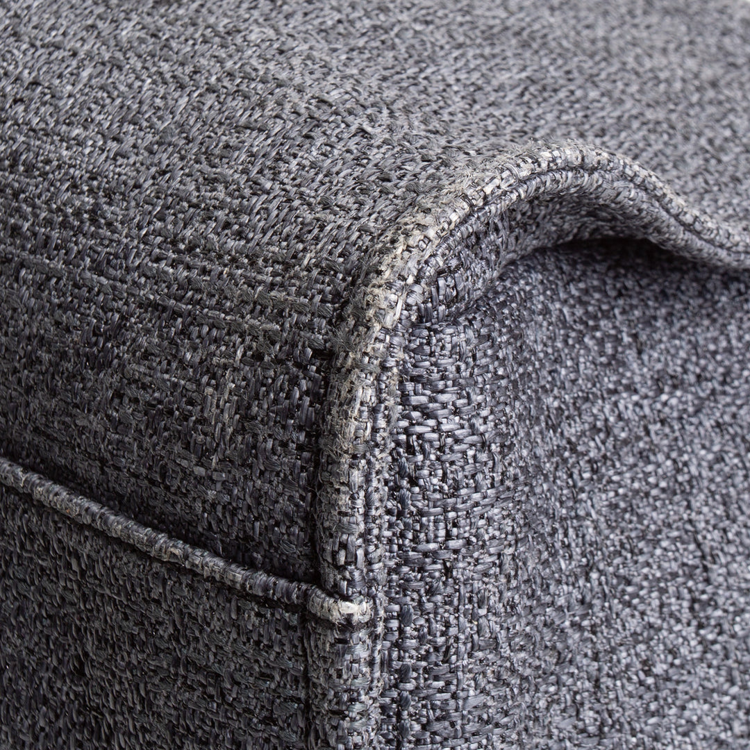 CHANEL Lurex Medium Deauville Shopping Tote - Navy