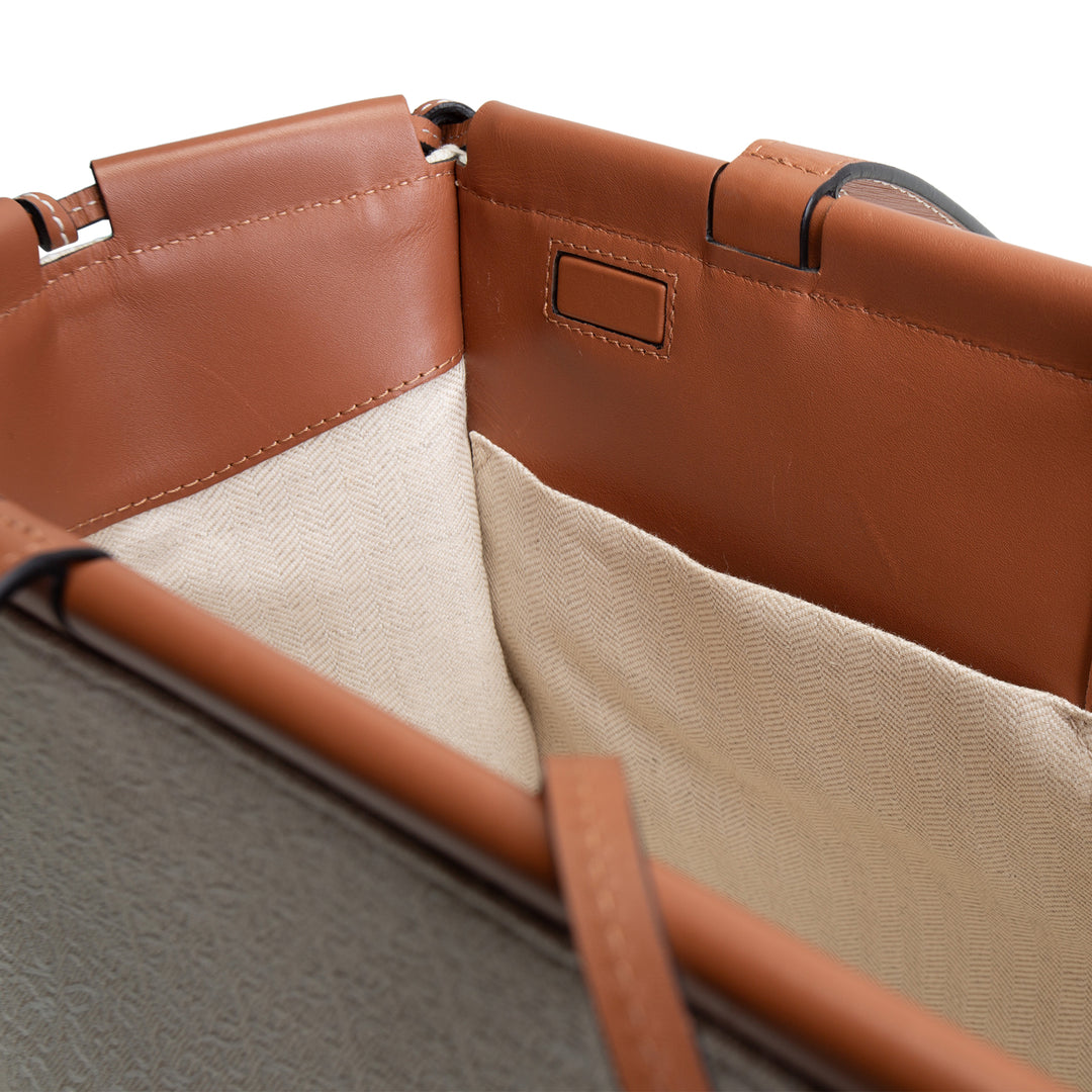 LOEWE Canvas Monogram Cushion Tote - Neutral