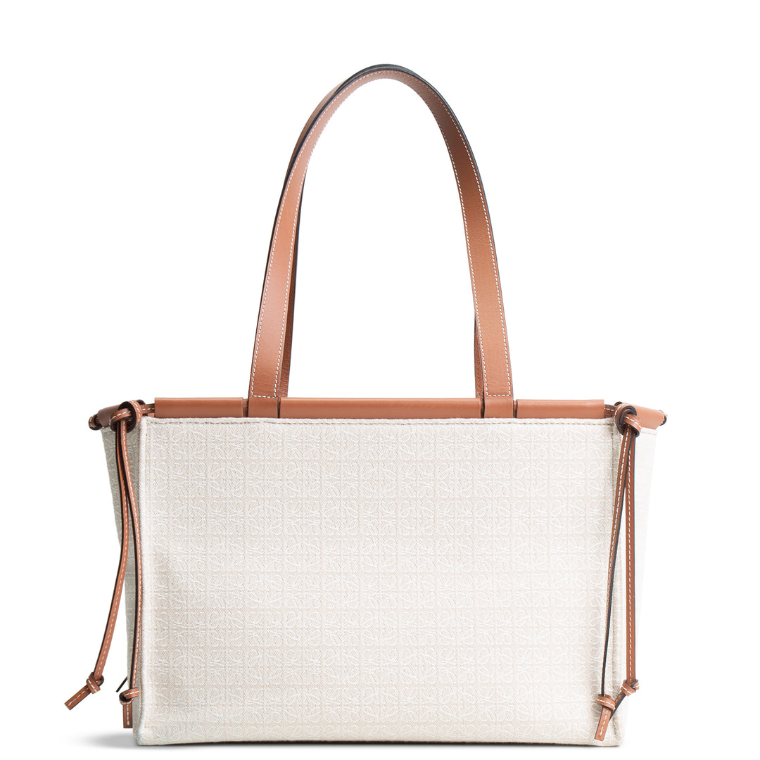 LOEWE Canvas Monogram Cushion Tote - Neutral