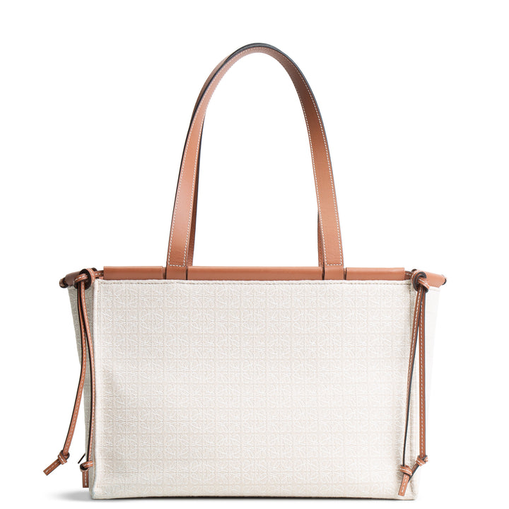 LOEWE Canvas Monogram Cushion Tote - Neutral
