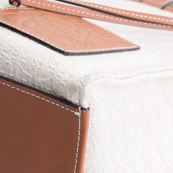LOEWE Canvas Monogram Cushion Tote - Neutral