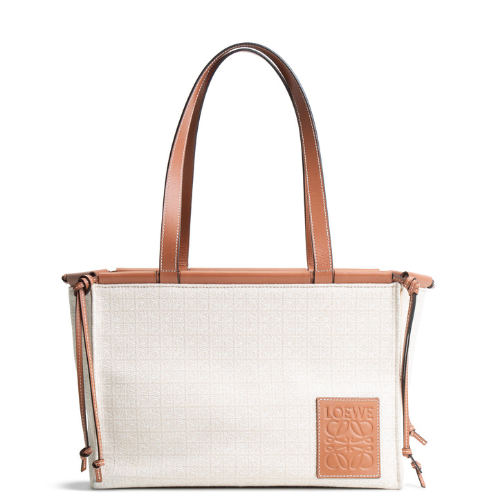 LOEWE Canvas Monogram Cushion Tote - Neutral