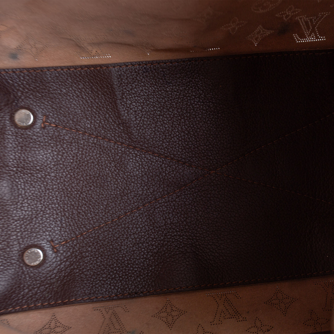 LOUIS VUITTON Mahina Carmel Hobo - Brown