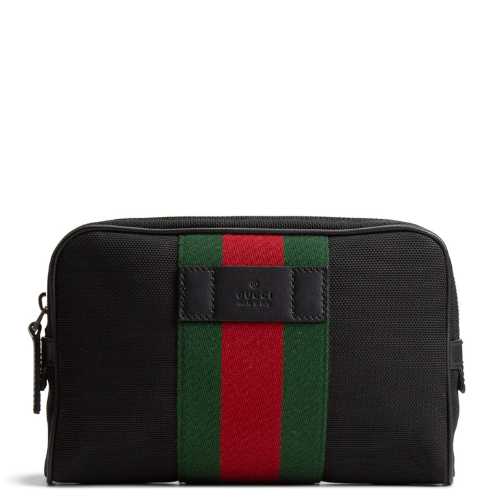 GUCCI Techno Web Belt Bag - Black
