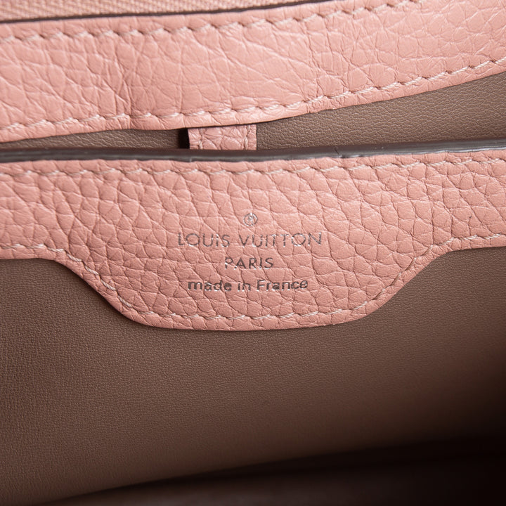 LOUIS VUITTON Taurillon Capucines BB - Blush/Mauve