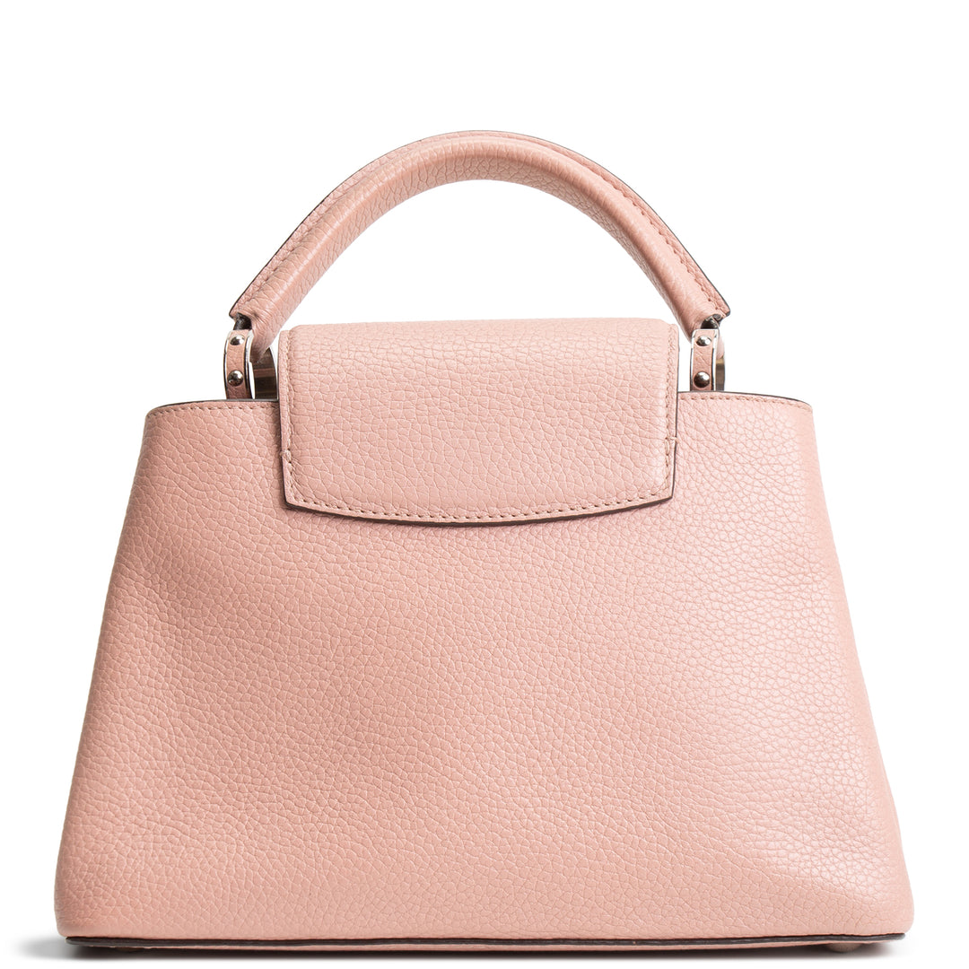 LOUIS VUITTON Taurillon Capucines BB - Blush/Mauve