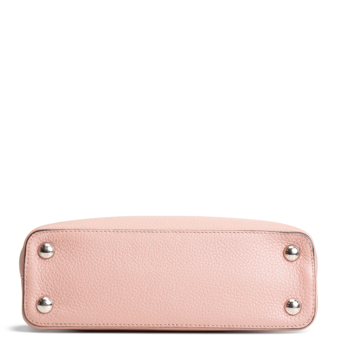 LOUIS VUITTON Taurillon Capucines BB - Blush/Mauve