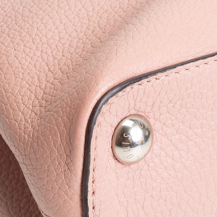 LOUIS VUITTON Taurillon Capucines BB - Blush/Mauve