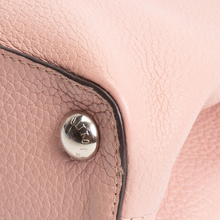 LOUIS VUITTON Taurillon Capucines BB - Blush/Mauve