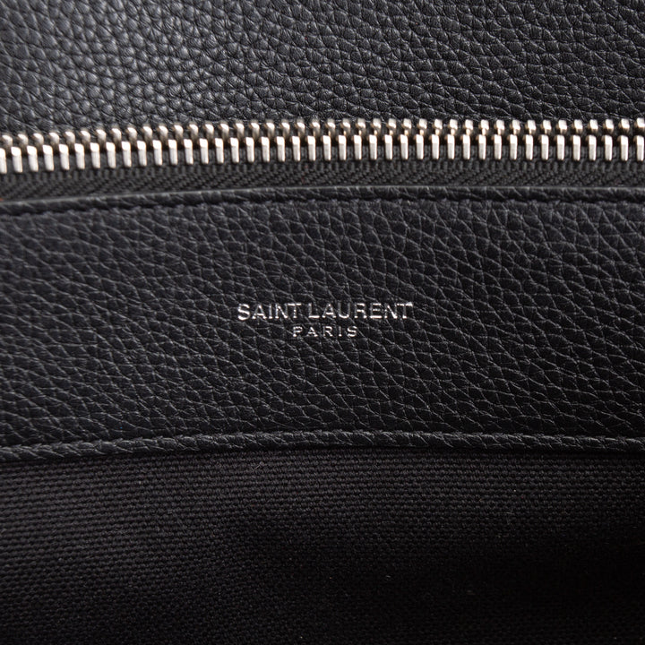 SAINT LAURENT Supple Grained Leather Sac De Jour - Small