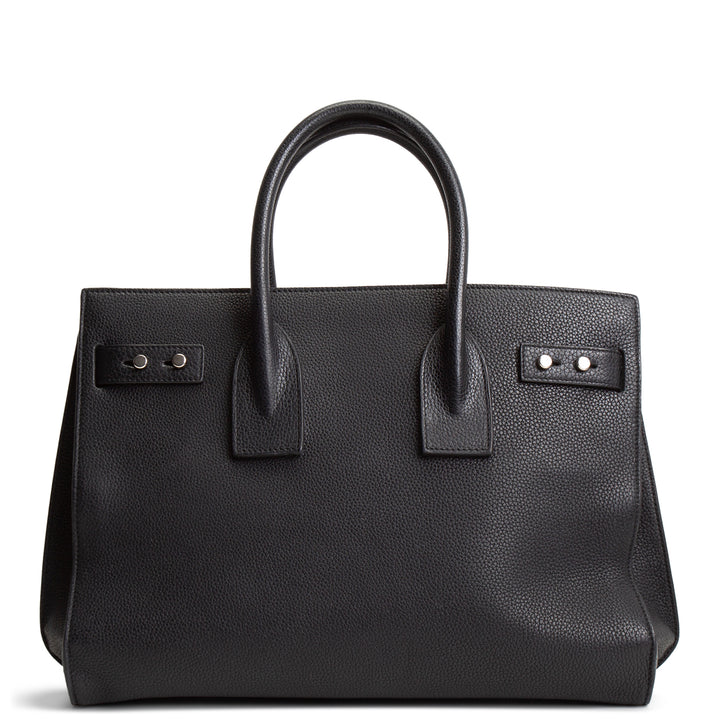 SAINT LAURENT Supple Grained Leather Sac De Jour - Small
