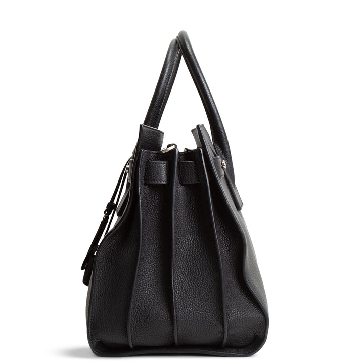 SAINT LAURENT Supple Grained Leather Sac De Jour - Small