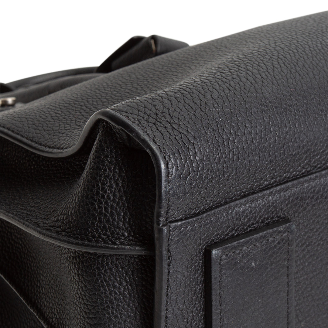 SAINT LAURENT Supple Grained Leather Sac De Jour - Small