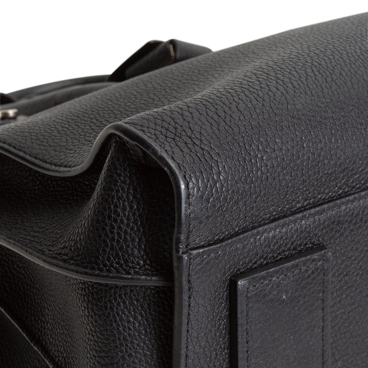 SAINT LAURENT Supple Grained Leather Sac De Jour - Small