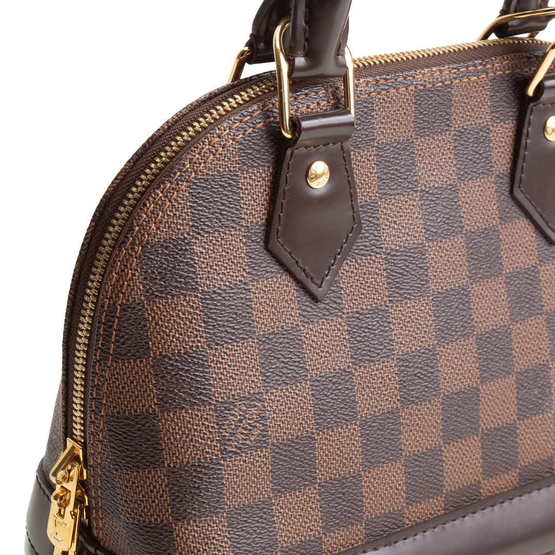 LOUIS VUITTON Damier Ebene Alma BB
