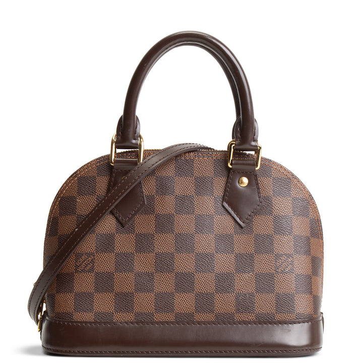 LOUIS VUITTON Damier Ebene Alma BB