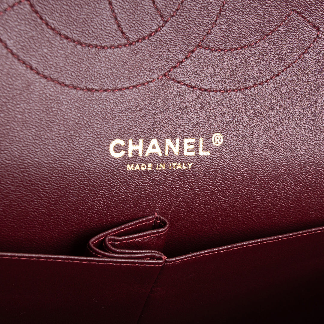 CHANEL Lambskin Jumbo Double Flap - Black