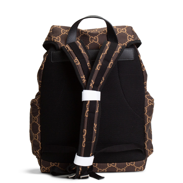 GUCCI GG Nylon Ripstop Backpack - Brown