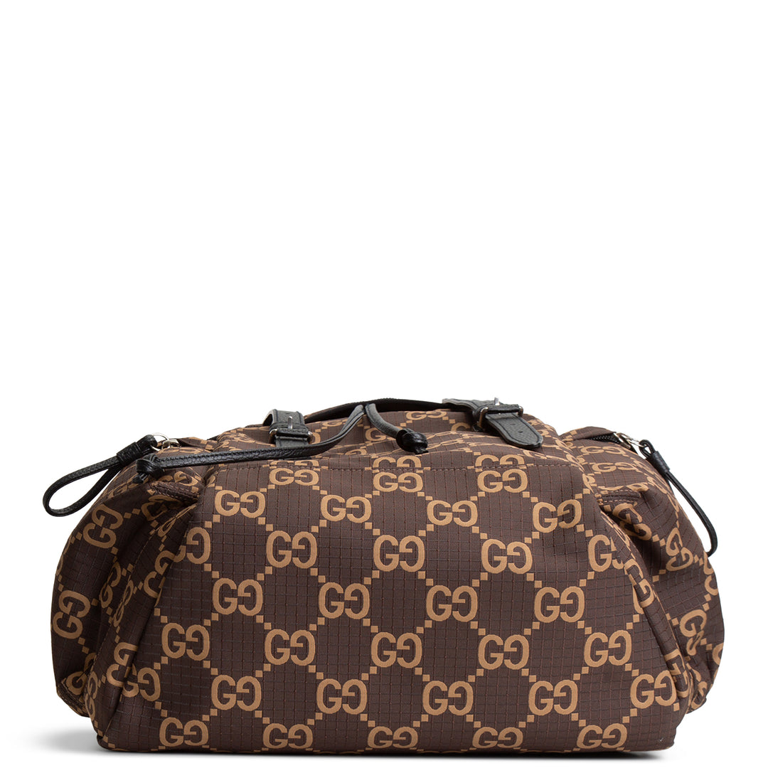 GUCCI GG Nylon Ripstop Backpack - Brown