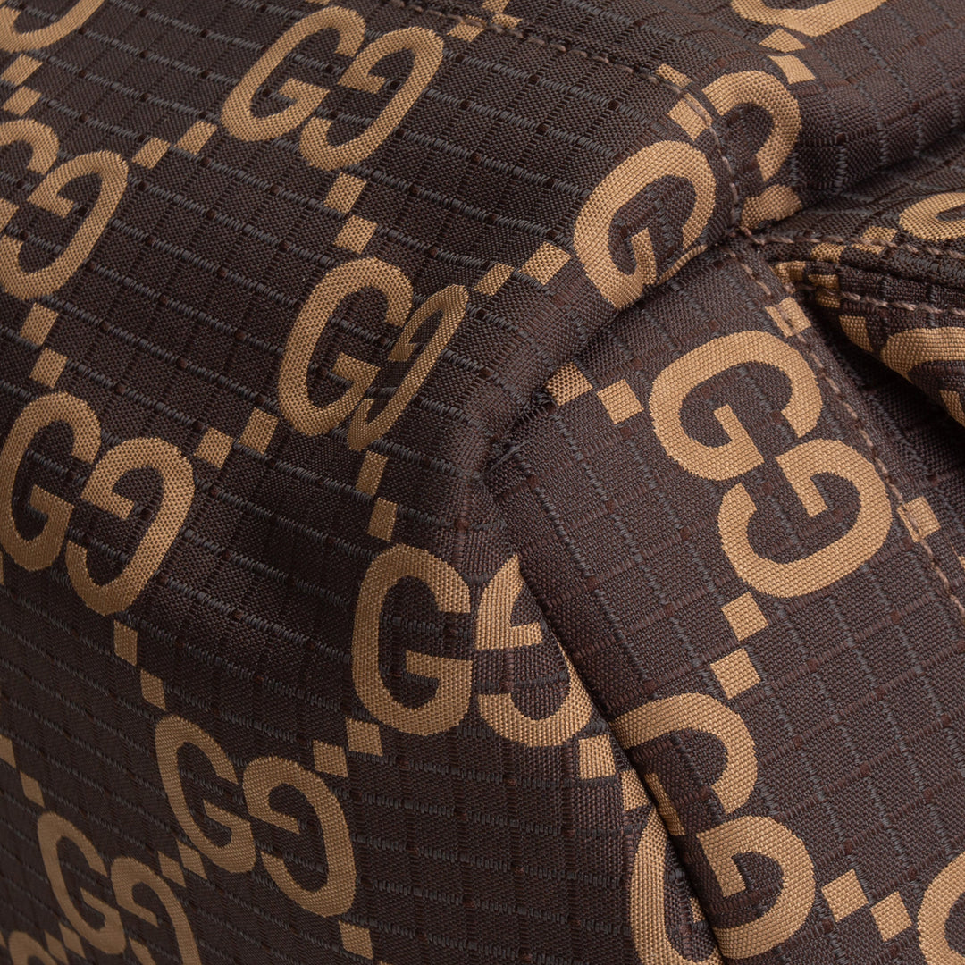 GUCCI GG Nylon Ripstop Backpack - Brown