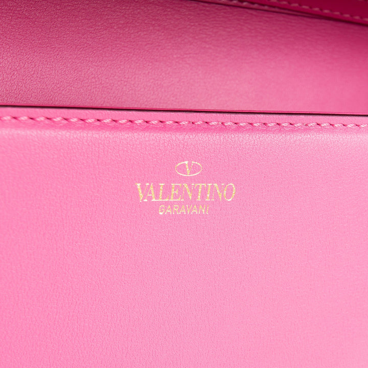 VALENTINO VLogo Loco Top Handle Chain Bag - Pink