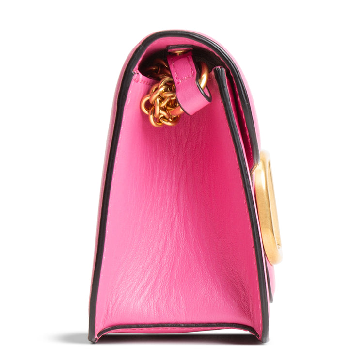 VALENTINO VLogo Loco Top Handle Chain Bag - Pink