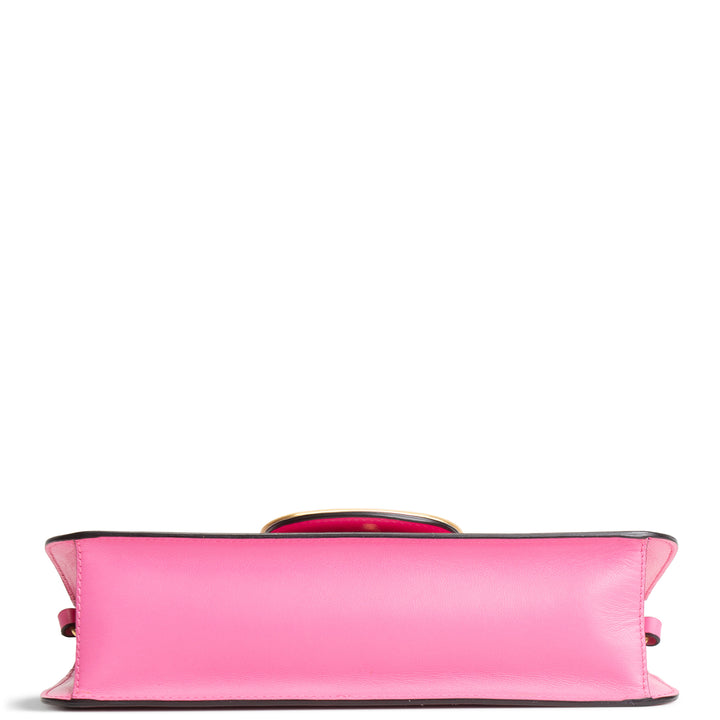VALENTINO VLogo Loco Top Handle Chain Bag - Pink