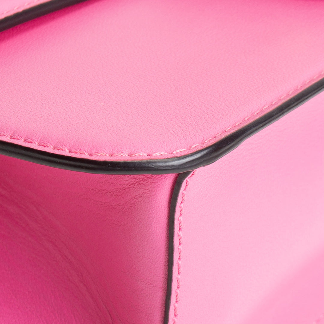 VALENTINO VLogo Loco Top Handle Chain Bag - Pink