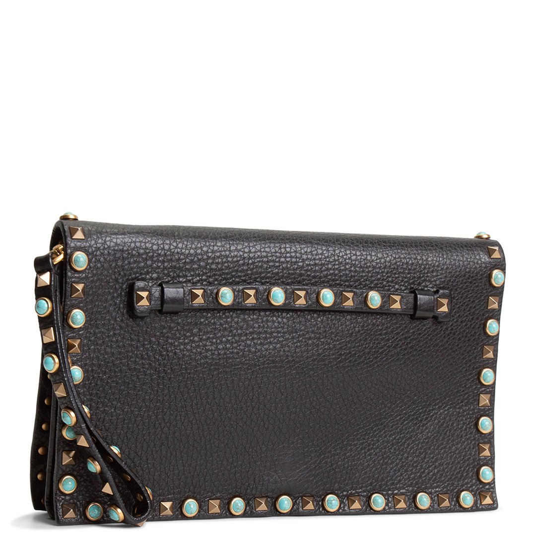 VALENTINO Studded Gem Wristlet