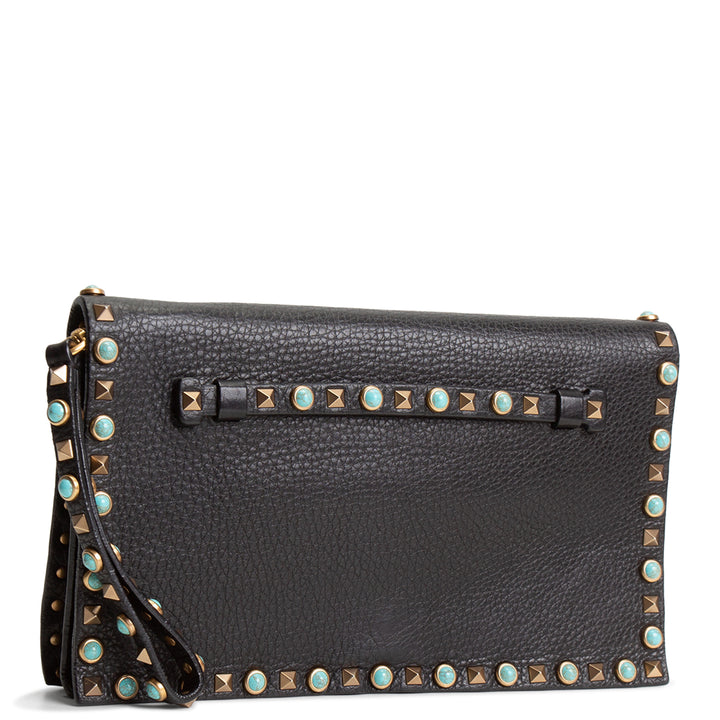 VALENTINO Studded Gem Wristlet
