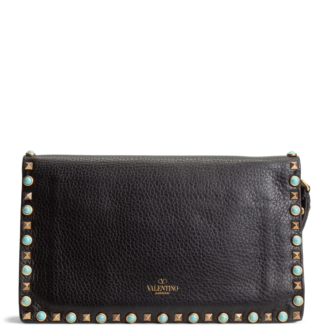VALENTINO Studded Gem Wristlet