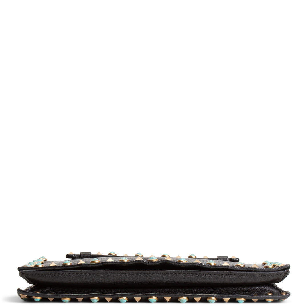 VALENTINO Studded Gem Wristlet