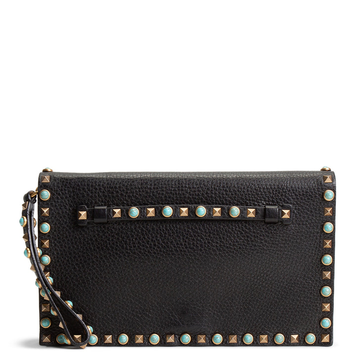 VALENTINO Studded Gem Wristlet