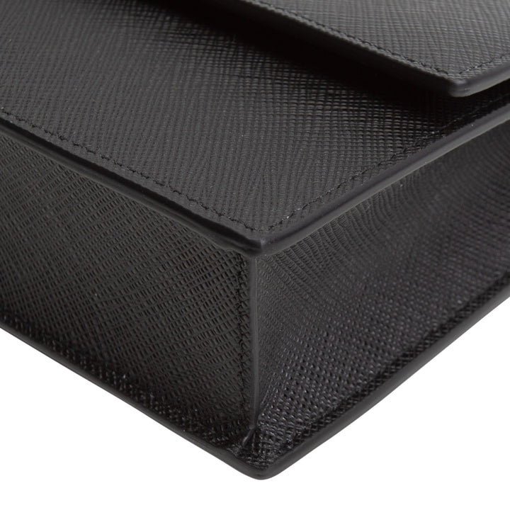 PRADA Saffiano Belt Bag - Black