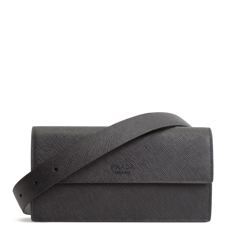 PRADA Saffiano Belt Bag - Black