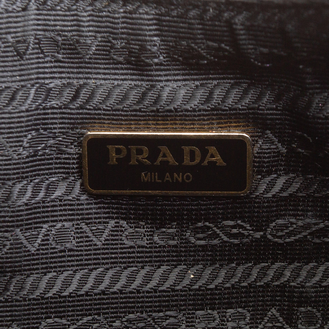 PRADA Saffiano Lux Re-Edition 2005 Crossbody - Black