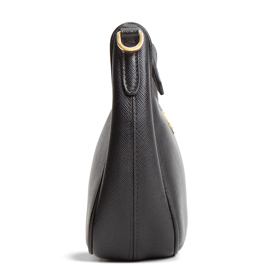 PRADA Saffiano Lux Re-Edition 2005 Crossbody - Black