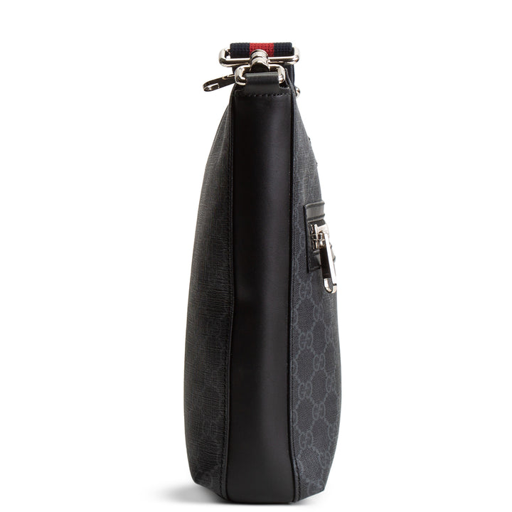 GUCCI GG Supreme Messenger Bag - Black
