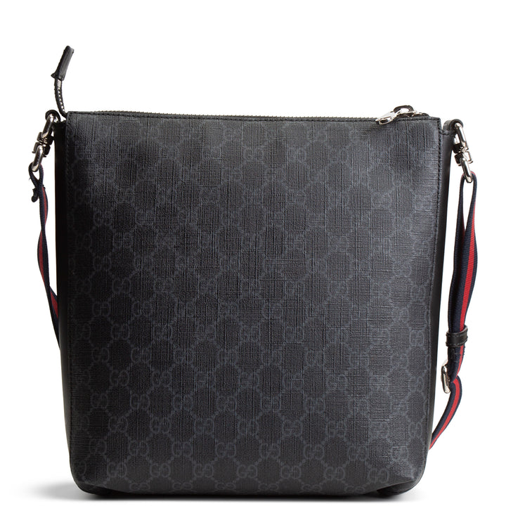 GUCCI GG Supreme Messenger Bag - Black