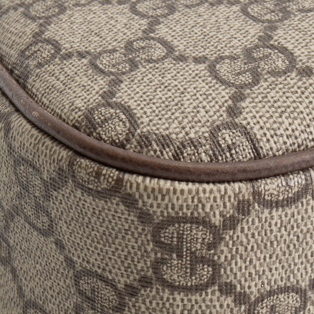 GUCCI GG Supreme Ophidia Small Shoulder Bag - Beige & Ebony