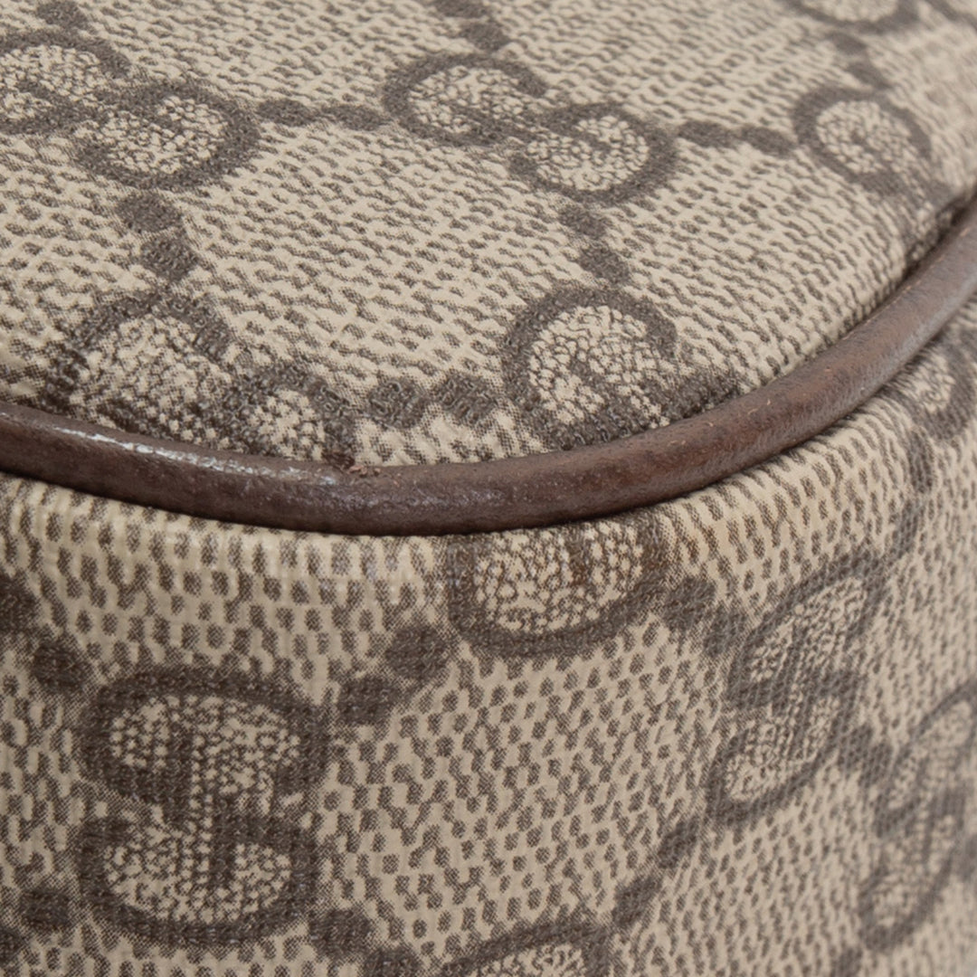 GUCCI GG Supreme Ophidia Small Shoulder Bag - Beige & Ebony