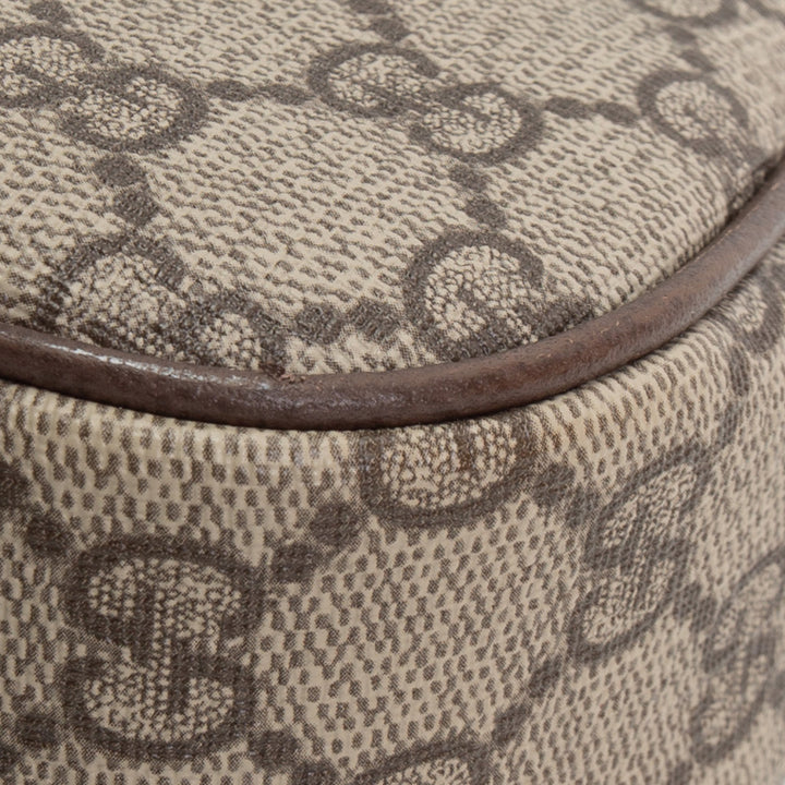 GUCCI GG Supreme Ophidia Small Shoulder Bag - Beige & Ebony