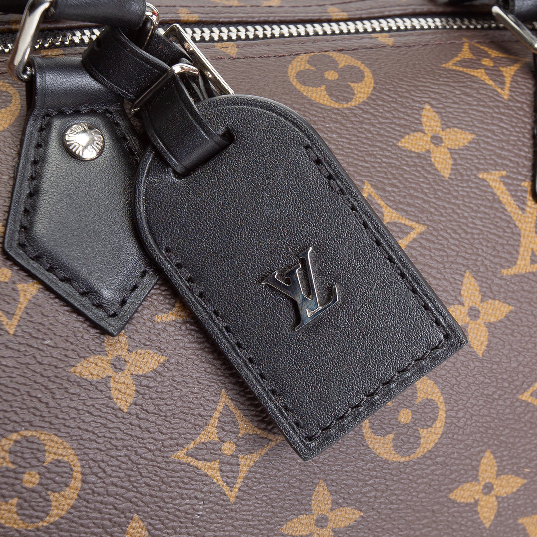 LOUIS VUITTON Monogram Dark Soft Speedy 30