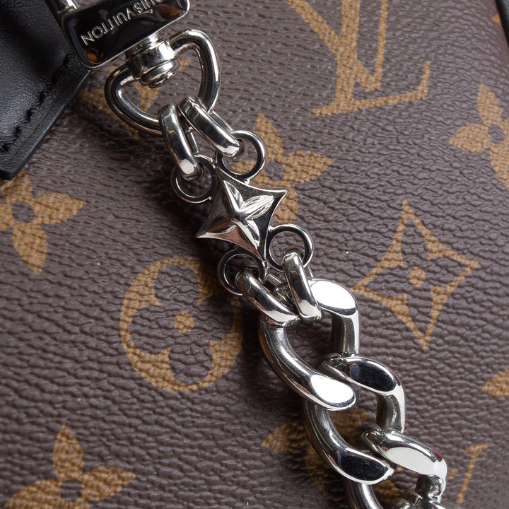 LOUIS VUITTON Monogram Dark Soft Speedy 30