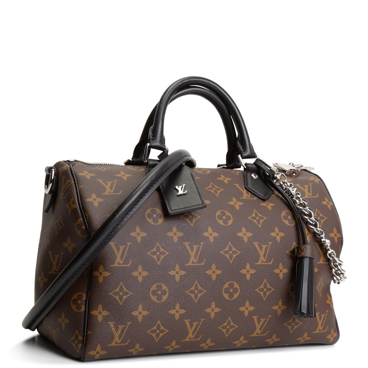 LOUIS VUITTON Monogram Dark Soft Speedy 30